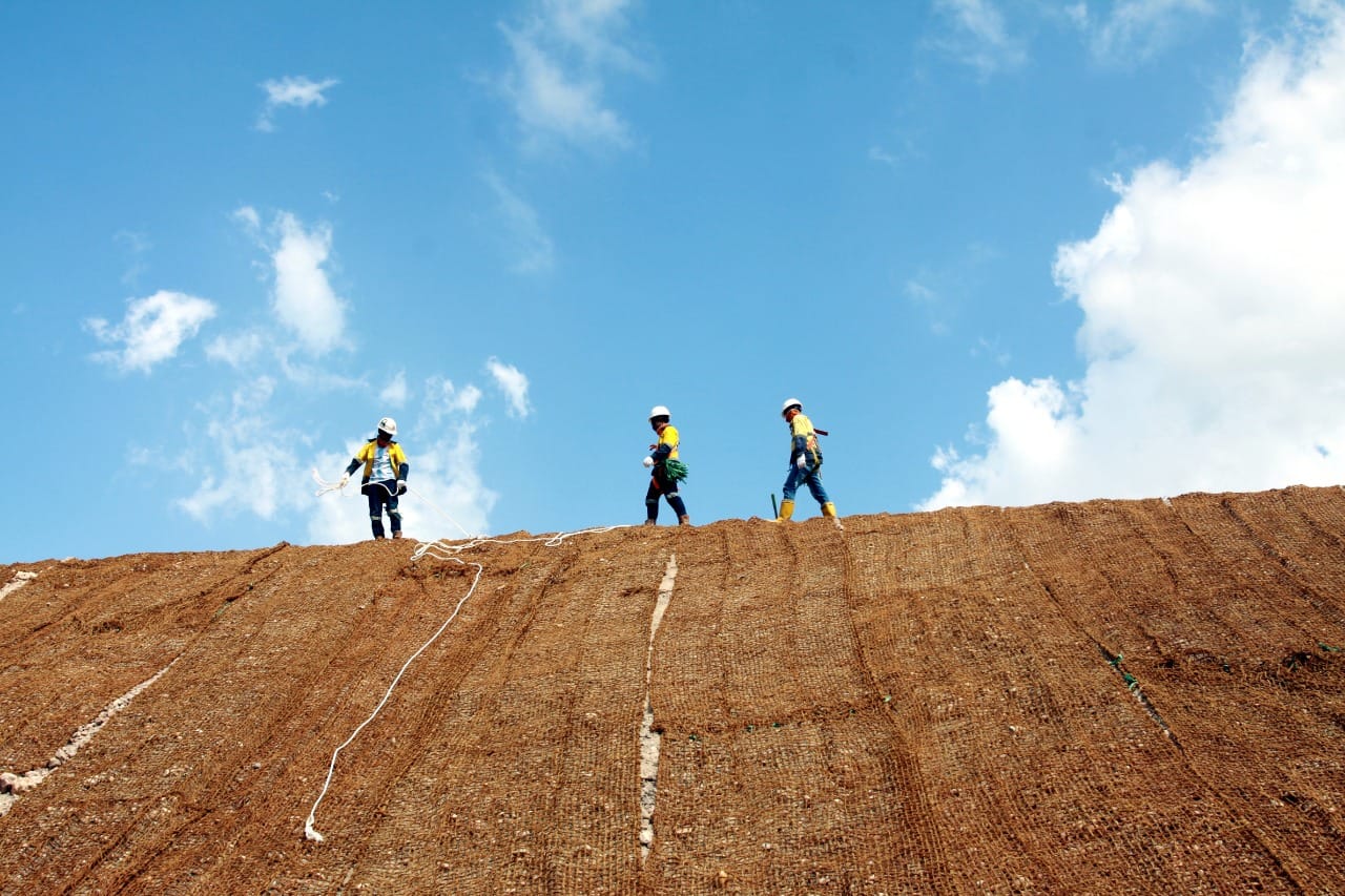 Cocomesh untuk rehabilitasi daerah tandus